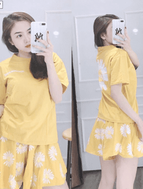 Sài Gòn sỉ đồ bộ nữ quần váy in hoa