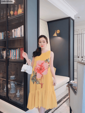 Sài Gòn sỉ đầm nữ maxi bèo in hoa