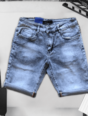 Quần short jean màu xanh cao cấp ms050
