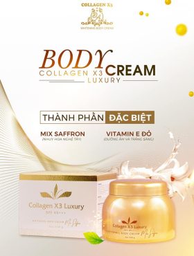 Kem body Collagen X3 Luxury Mỹ Phẩm Đông Anh - BDX3L