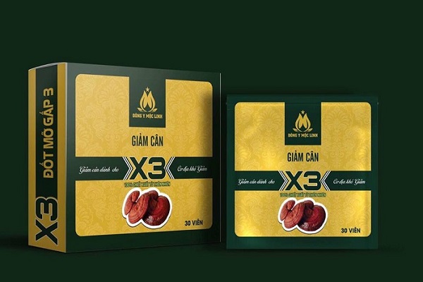 Giảm cân slim X3 đông y mộc linh