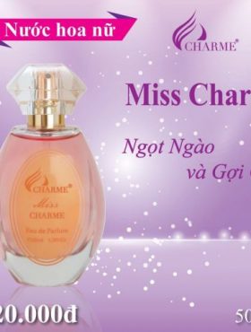 Hàng chính hãng - Nước hoa nữ Charme MISS CHARME 50ml