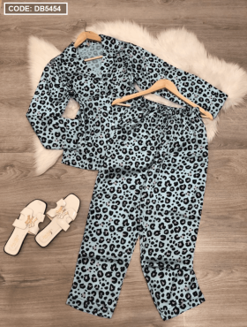 Tìm sỉ đồ bộ nữ pijama tay dài quần dài họa tiết chất latin