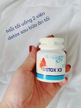 Viên uống detox x3 thanh lọc thải độc chính hãng