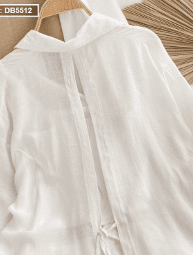 Set áo sơ mi trắng kèm áo 2 dây trong kết hợp quần ống suông