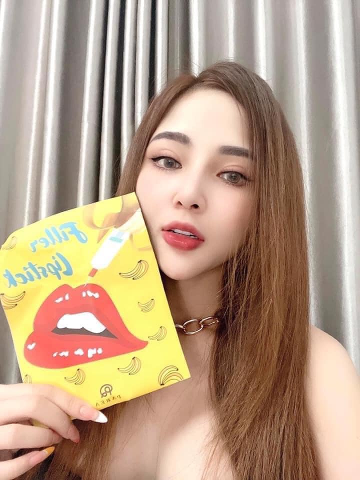 Combo son Filler Collagen chuối khử thâm Parea cùng son màu Chu Lipstick chính hãng