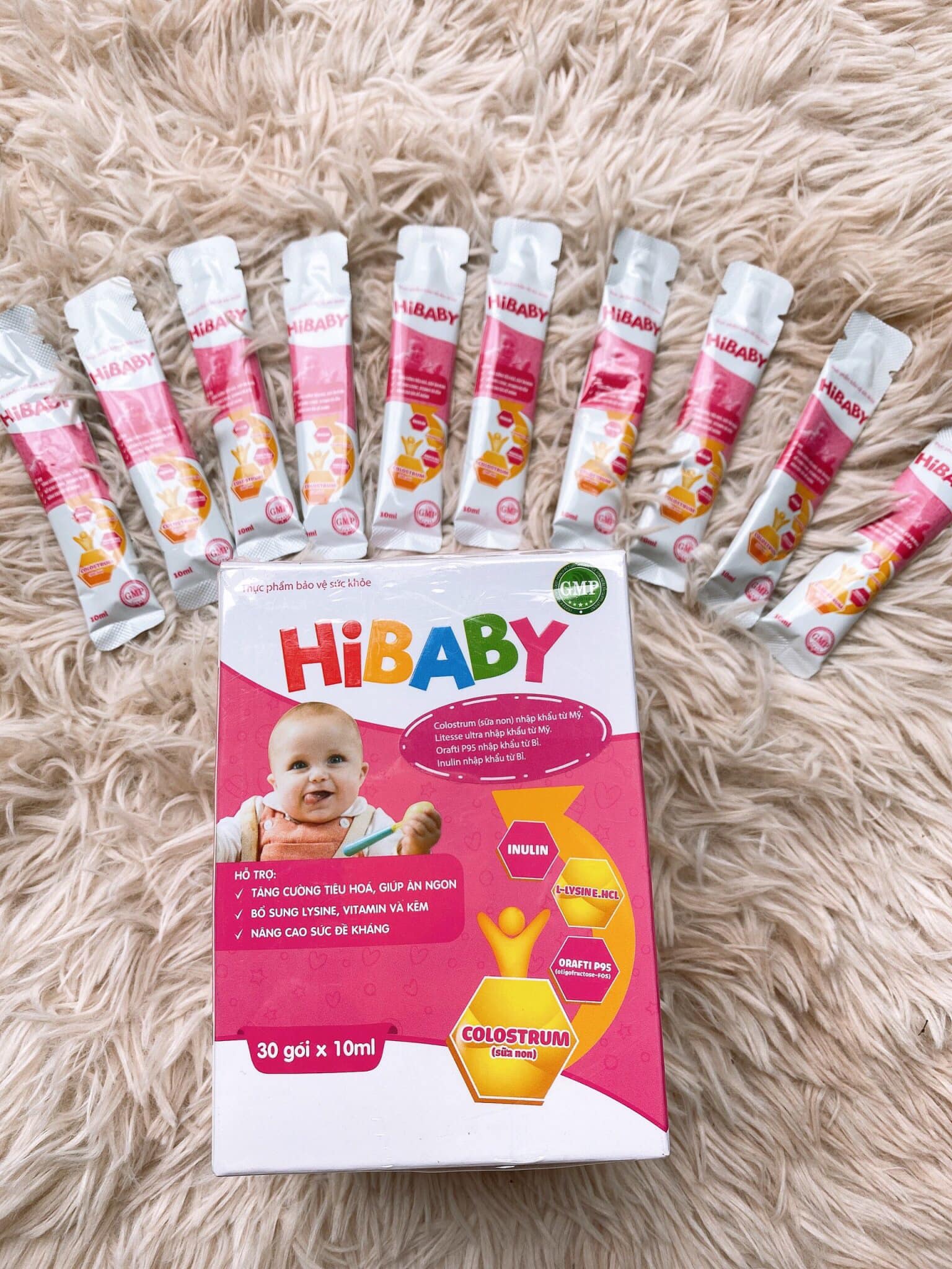 Siro Hibaby giúp trẻ ăn ngon cải thiện hệ tiêu hóa Hồng Tâm