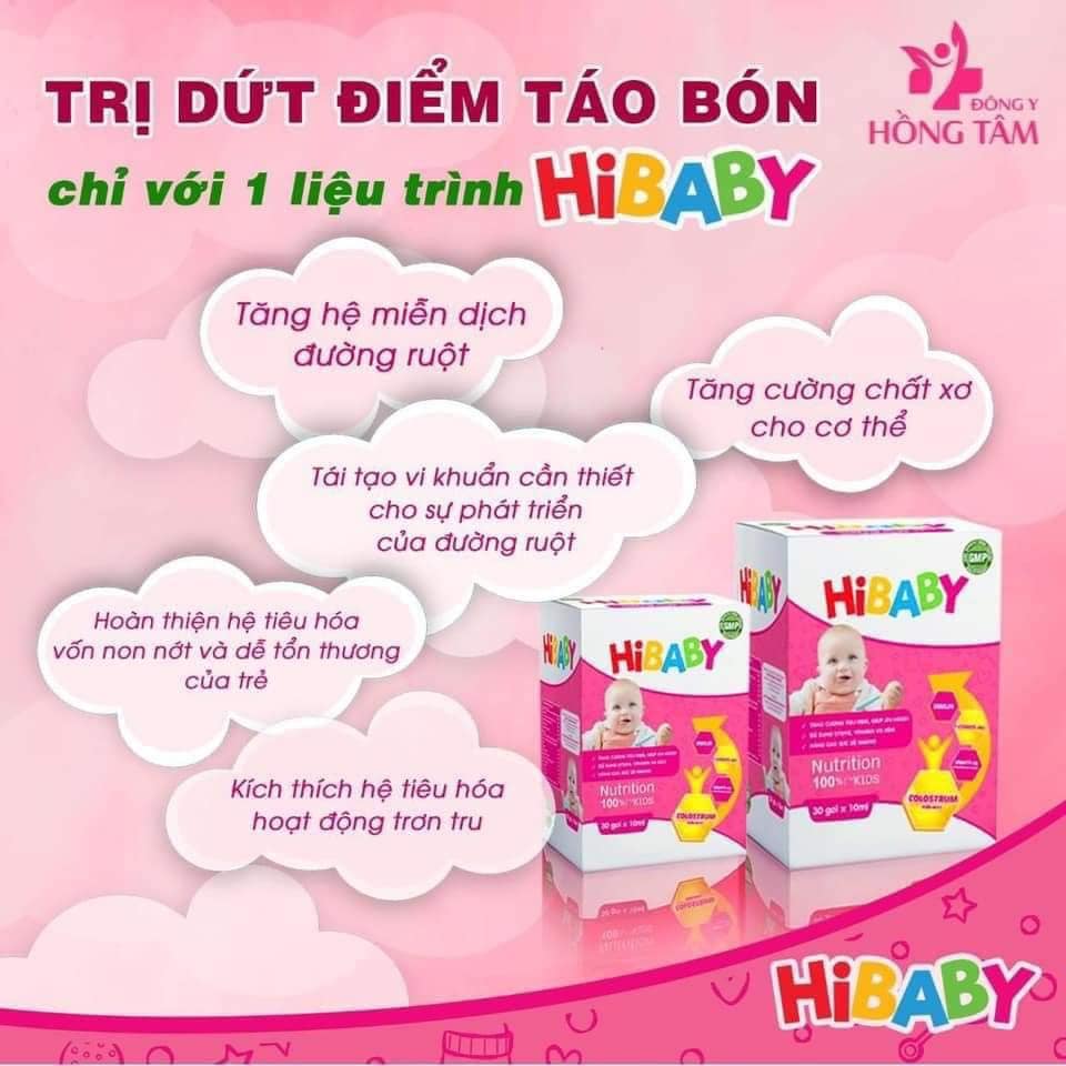 Siro Hibaby giúp trẻ ăn ngon cải thiện hệ tiêu hóa Hồng Tâm