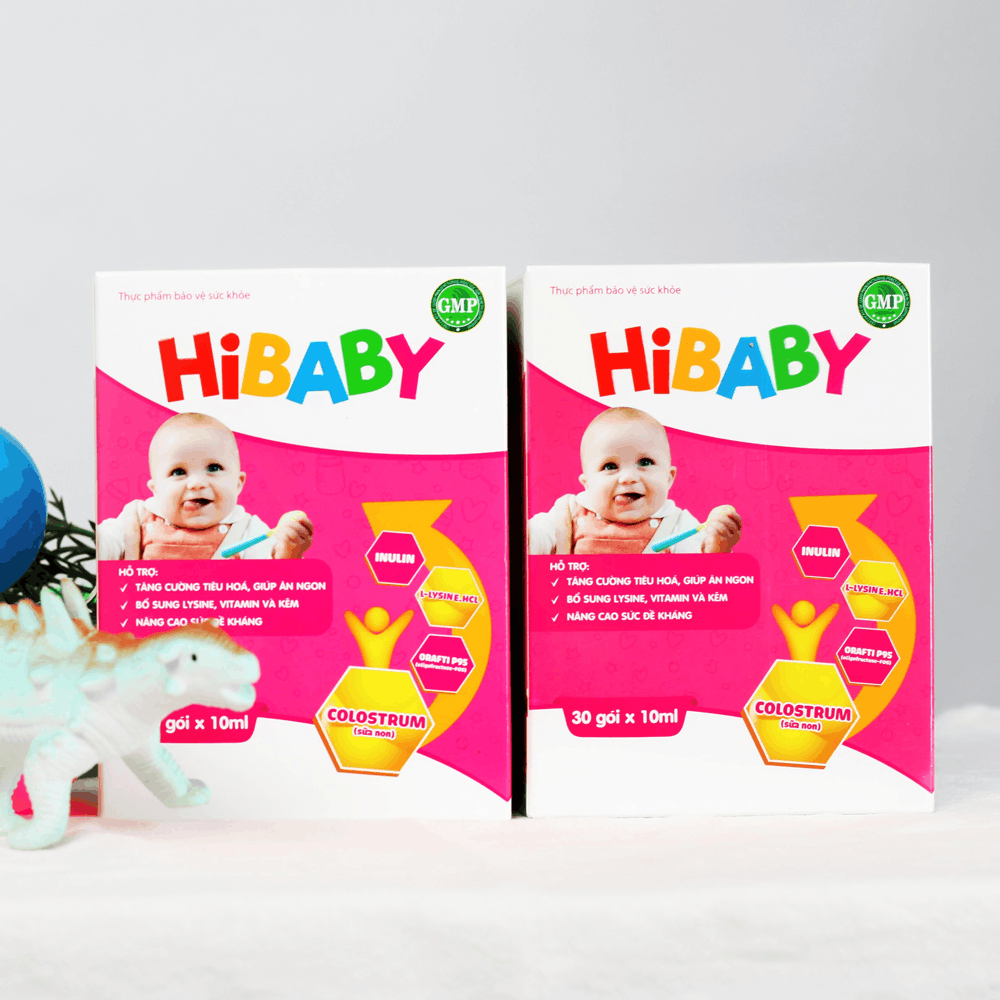 Siro Hibaby giúp trẻ ăn ngon cải thiện hệ tiêu hóa Hồng Tâm