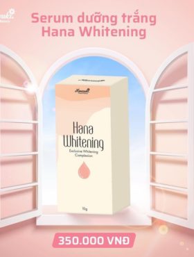 Serum tinh chất trắng da Hana Whitening mini Hanayuki - 8936205370087