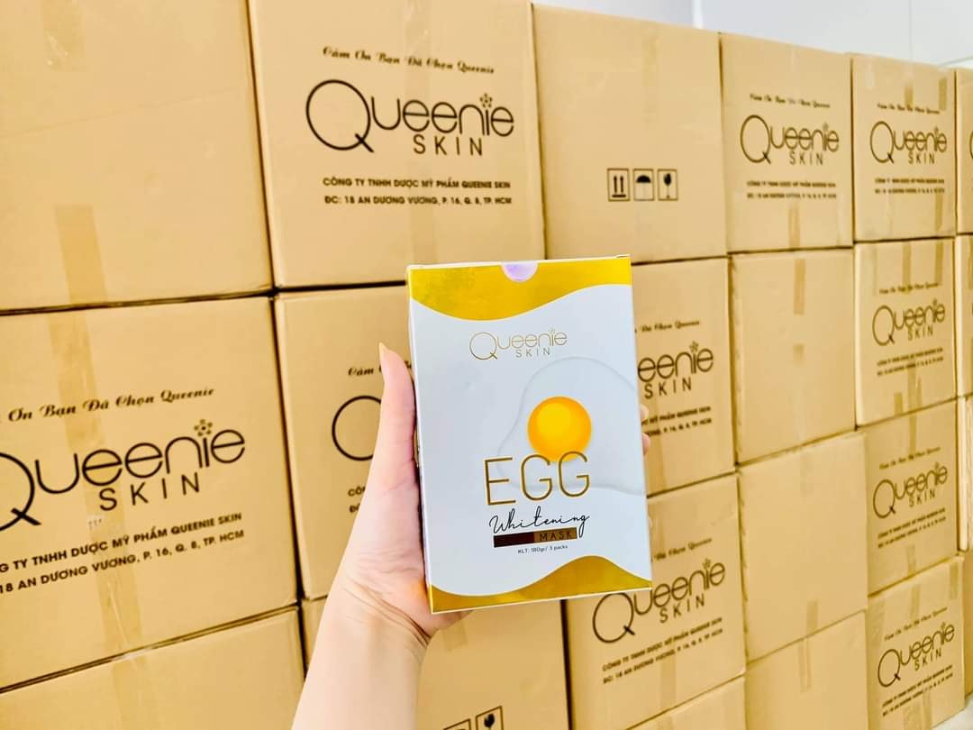 Tắm trắng trứng gà Queenie Skin chính hãng