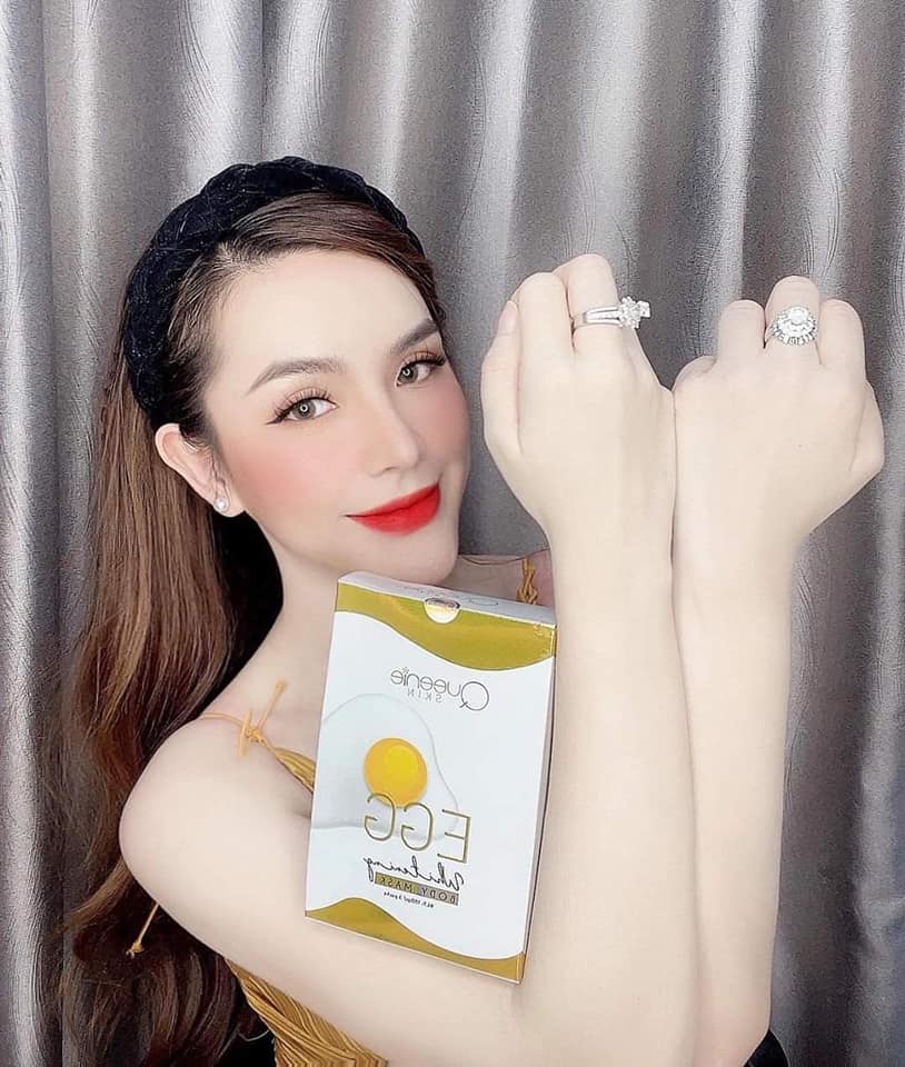 Tắm trắng trứng gà Queenie Skin chính hãng