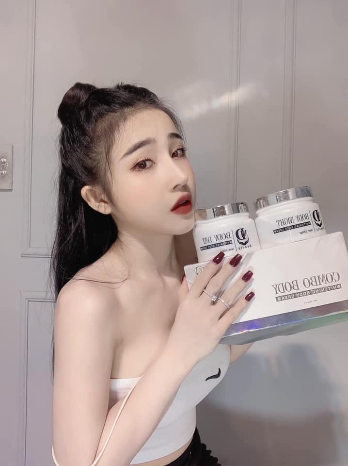 Combo 2 hủ kem body trắng da ngày đêm MD Beauty chính hãng