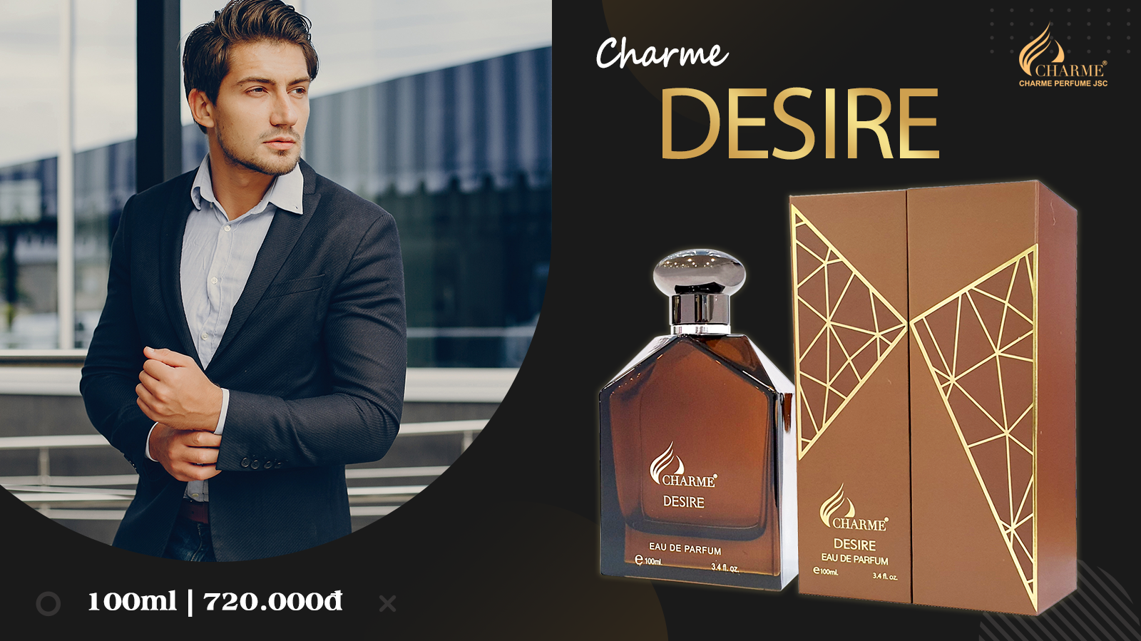 Nước Hoa Nam Charme Desire 100ml