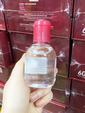 Nước tẩy trang Bioderma màu hồng 100ml chính hãng - 3401395376874