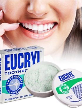 Bột đánh răng giúp trắng răng Eucryl Anh chính hãng - 5011309895612