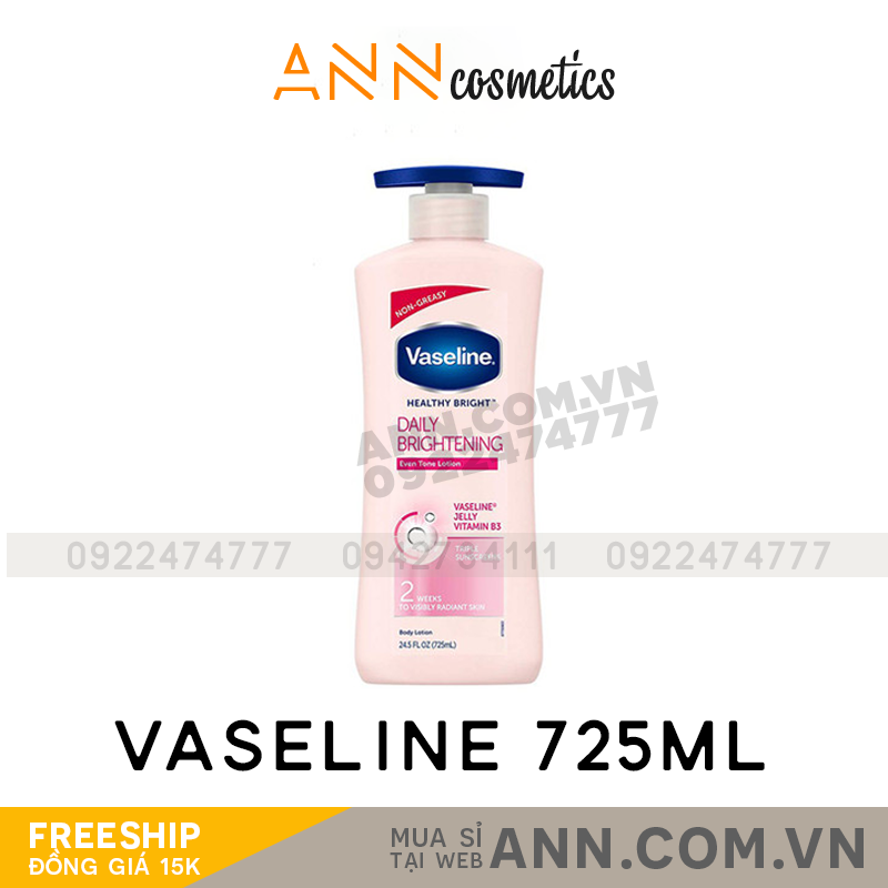 Sữa Dưỡng Thể Vaseline Healthy White 750ml