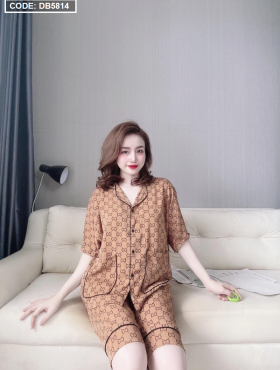 Đồ bộ nữ pijama vải mango quần lỡ