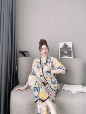 Phân phối sỉ đồ bộ nữ pijama vải Mango tay ngắn quần dài