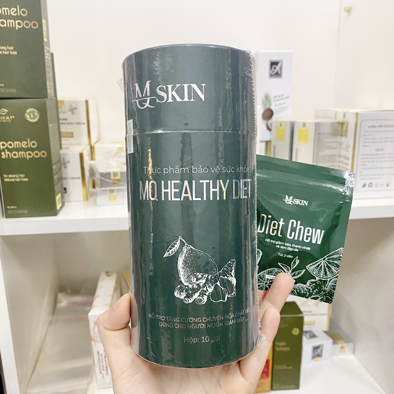 Thạch Giảm Cân Chanh Gừng MQ Skin Healthy Diet