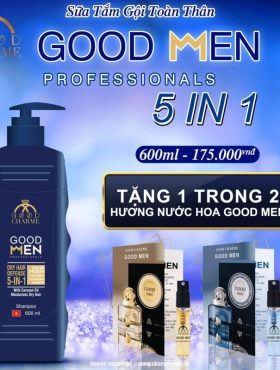 Sữa Tắm Gội Toàn Thân Cho Nam Good Men 600ml (Blue) - 8936194691262
