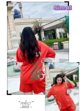 Đồ bộ nữ quần đùi thun cotton Khánh La Fashion - DB5920