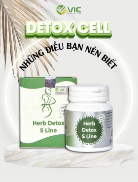 Viên Xơ Detox Cell Thảo Mộc Thiên Nhiên Herb Detox S Line VIC - 8938520468043