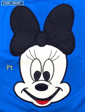 Đồ bộ nữ quần dài thêu chuột Mickey - DB0487
