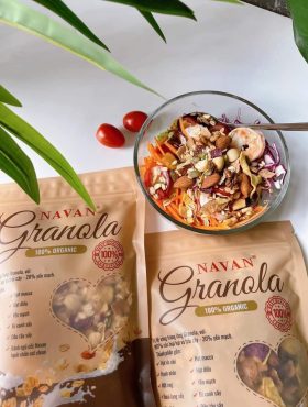 Ngũ cốc hạt dinh dưỡng granola Navan 500g chính hãng - GRANOLANV