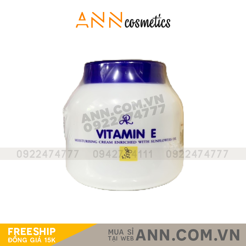 Kem dưỡng ẩm Vitamin E AR 200g Thái Lan