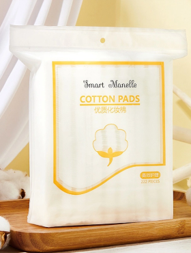 Bông tẩy trang Smart Manelle up cotton 3 lớp 222 miếng - 6941333511112