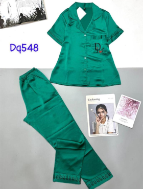 Đồ bộ pijama nữ tay ngắn phối túi nhỏ - DBO837