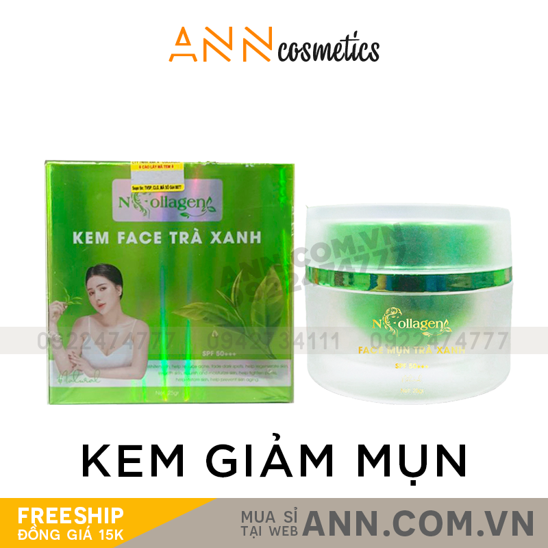 Kem Face Giảm Mụn Tinh Chất Trà Xanh N Collagen