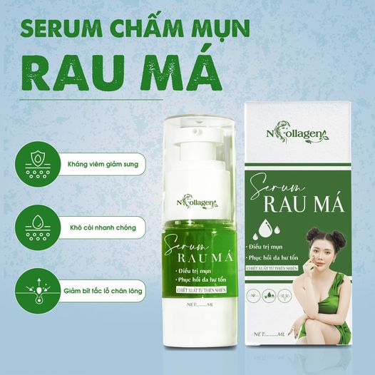 Serum Chấm Mụn Rau Má N Collagen