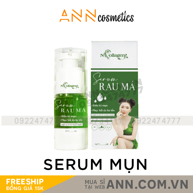 Serum Chấm Mụn Rau Má N Collagen