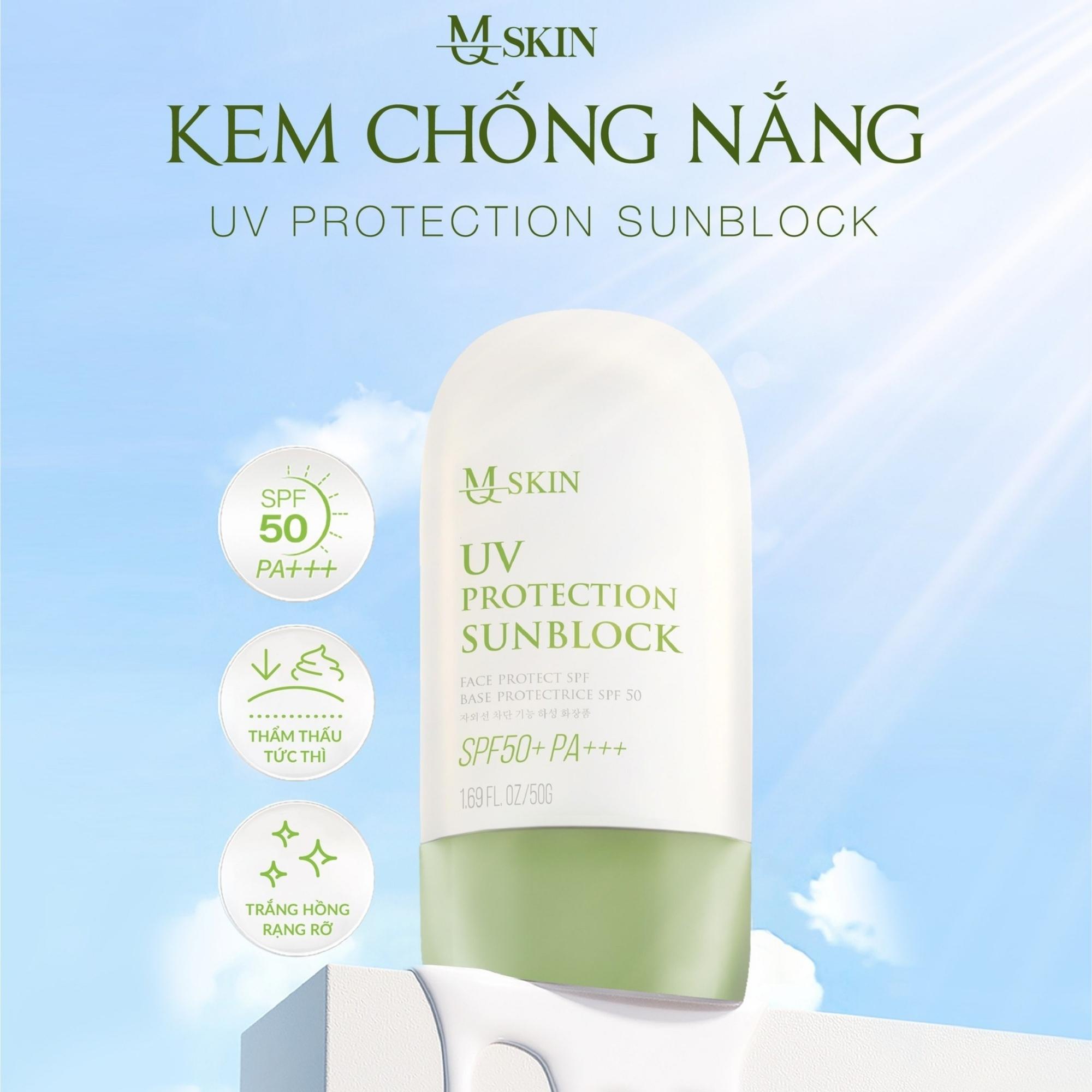 Kem Chống Nắng MQ Skin Phiên Bản Mới