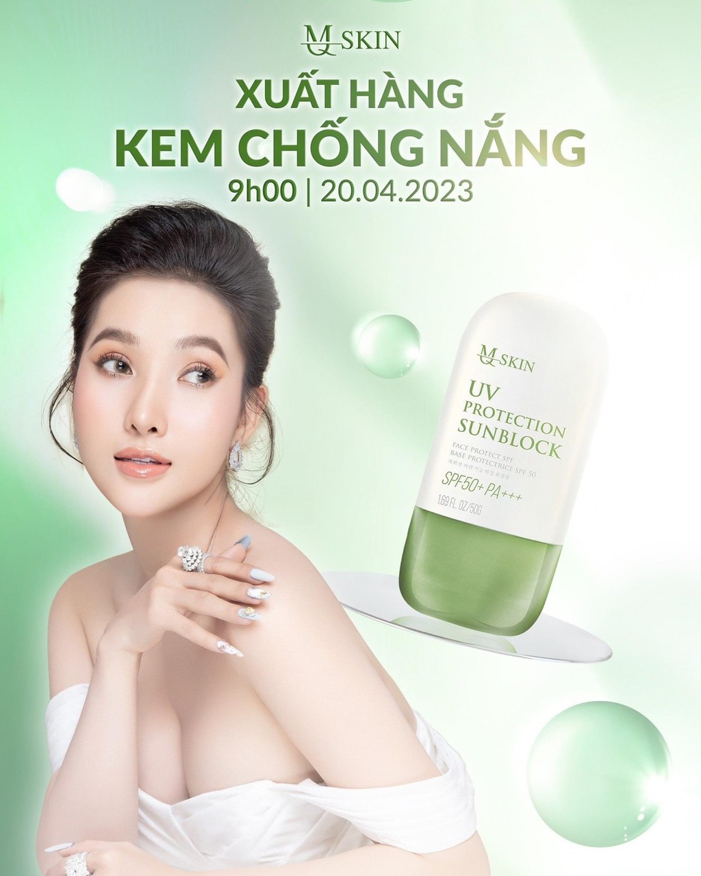 Kem Chống Nắng MQ Skin Phiên Bản Mới