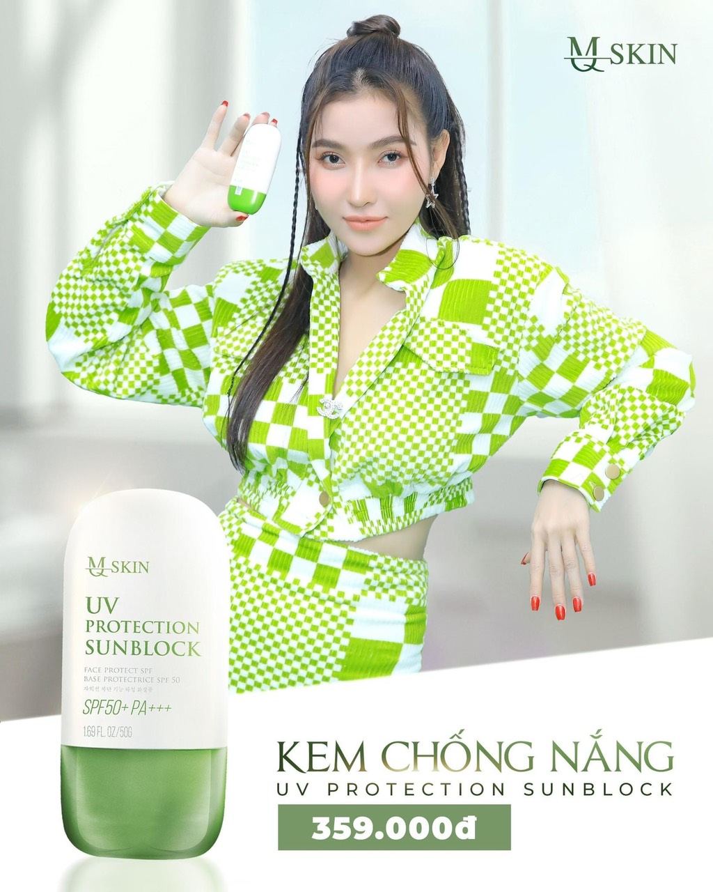 Kem Chống Nắng MQ Skin Phiên Bản Mới