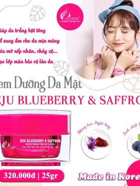 Kem Face Hàn Quốc Dưỡng Trắng Charme Jeju Blueberry & Saffron - 8809273480234