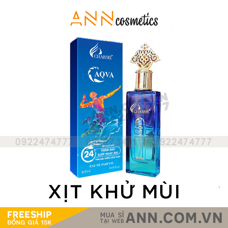 Xịt Khử Mùi Charme Aqva 20ml