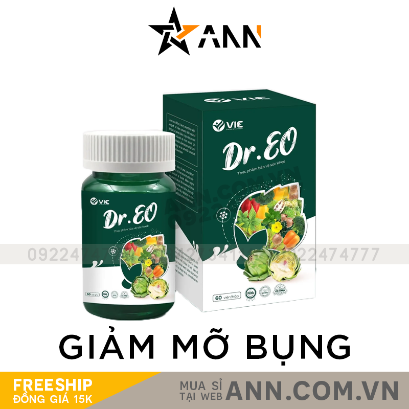 Viên Uống Thảo Dược Giảm Mỡ Bụng Dr EO VIC Organic