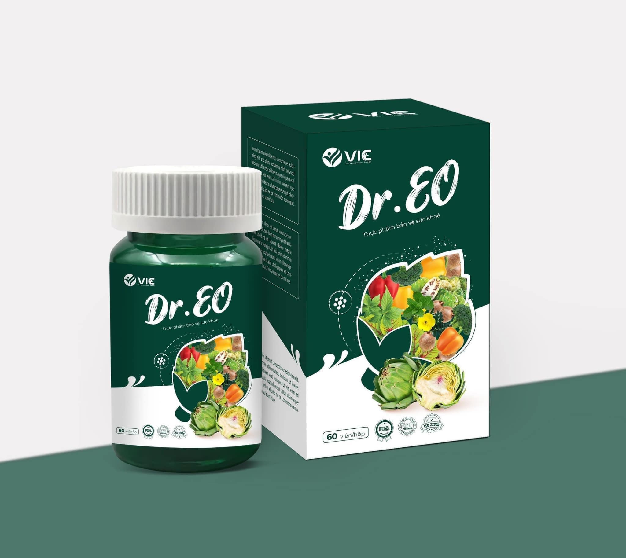 Viên Uống Thảo Dược Giảm Mỡ Bụng Dr EO VIC Organic