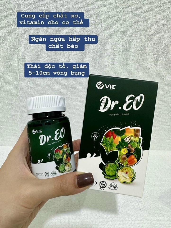 Viên Uống Thảo Dược Giảm Mỡ Bụng Dr EO VIC Organic