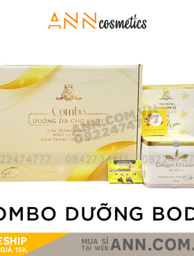 Combo Dưỡng Da Cho Body Collagen x3 Mỹ Phẩm Đông Anh - COMBOBODYX3