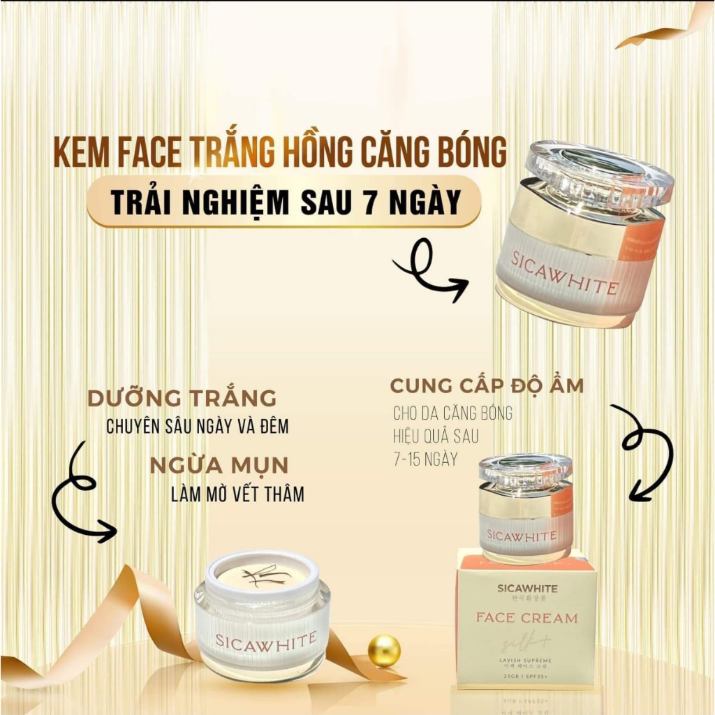 Kem Face Lụa Sica White Mini 6g