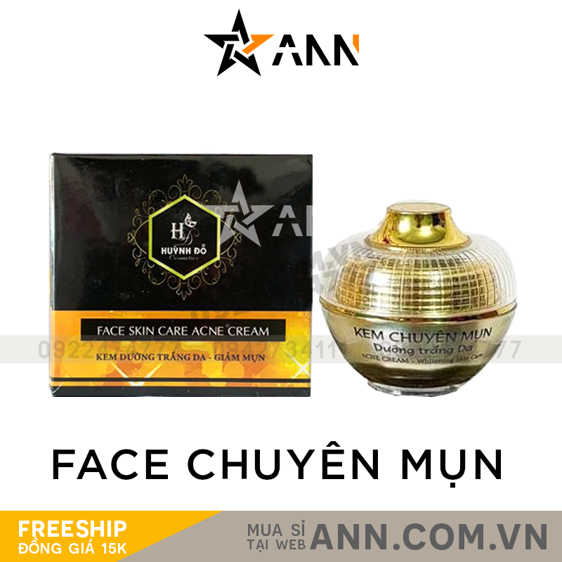 Kem Face Chuyên Mụn Trắng Da Huỳnh Đỗ