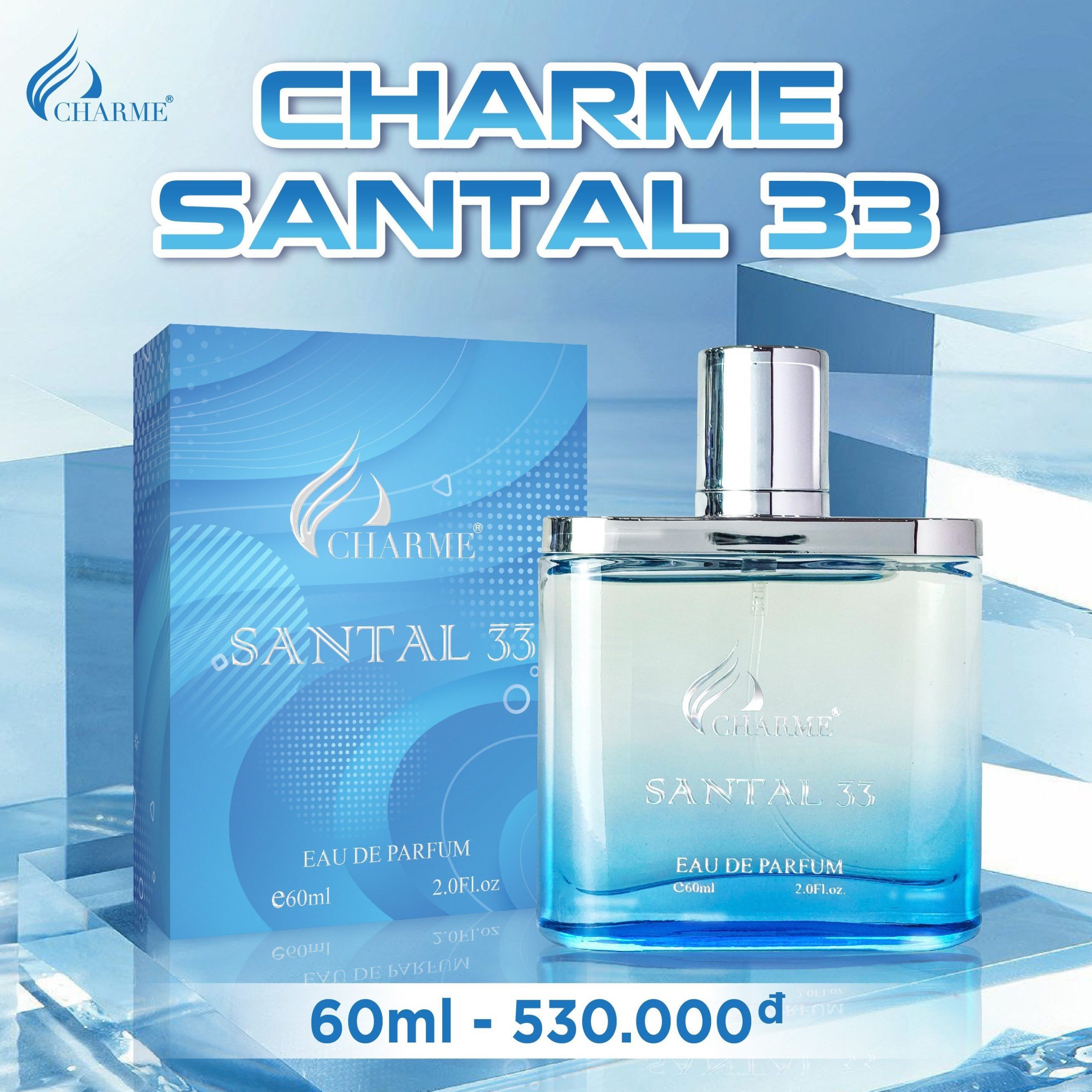 Nước Hoa Nam Charme Santal 33 60ml