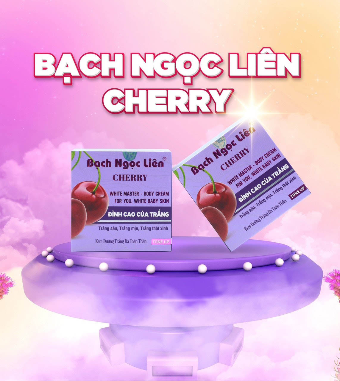 Kem Body Bạch Ngọc Liên Cherry 120gr