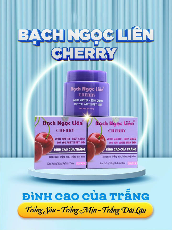 Kem Body Bạch Ngọc Liên Cherry 120gr