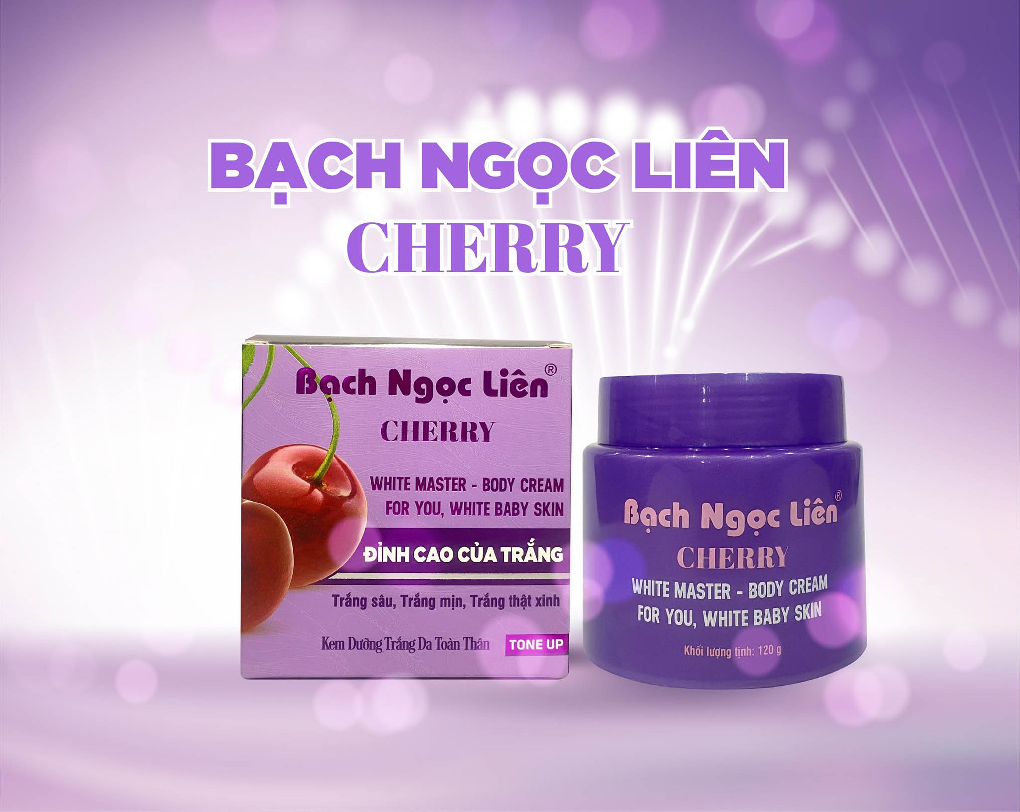 Kem Body Bạch Ngọc Liên Cherry 120gr